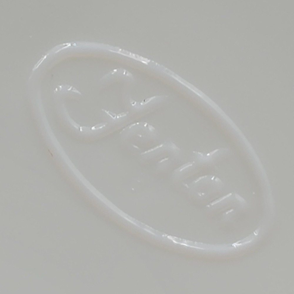 Fenton Spanish Lace White Milk Glass Silver Crest Basket Clear Rim Vintage - Picture 8 of 13